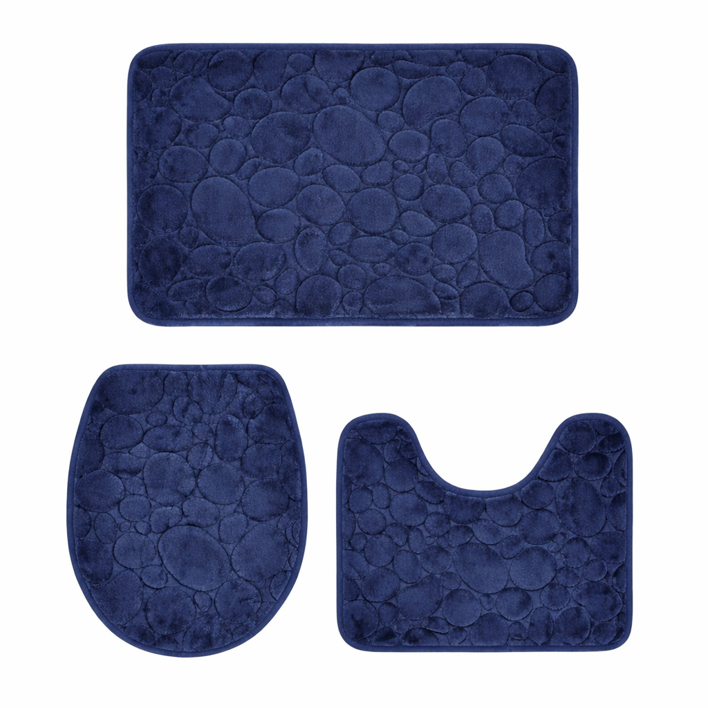tapete decorativo banheiro azul