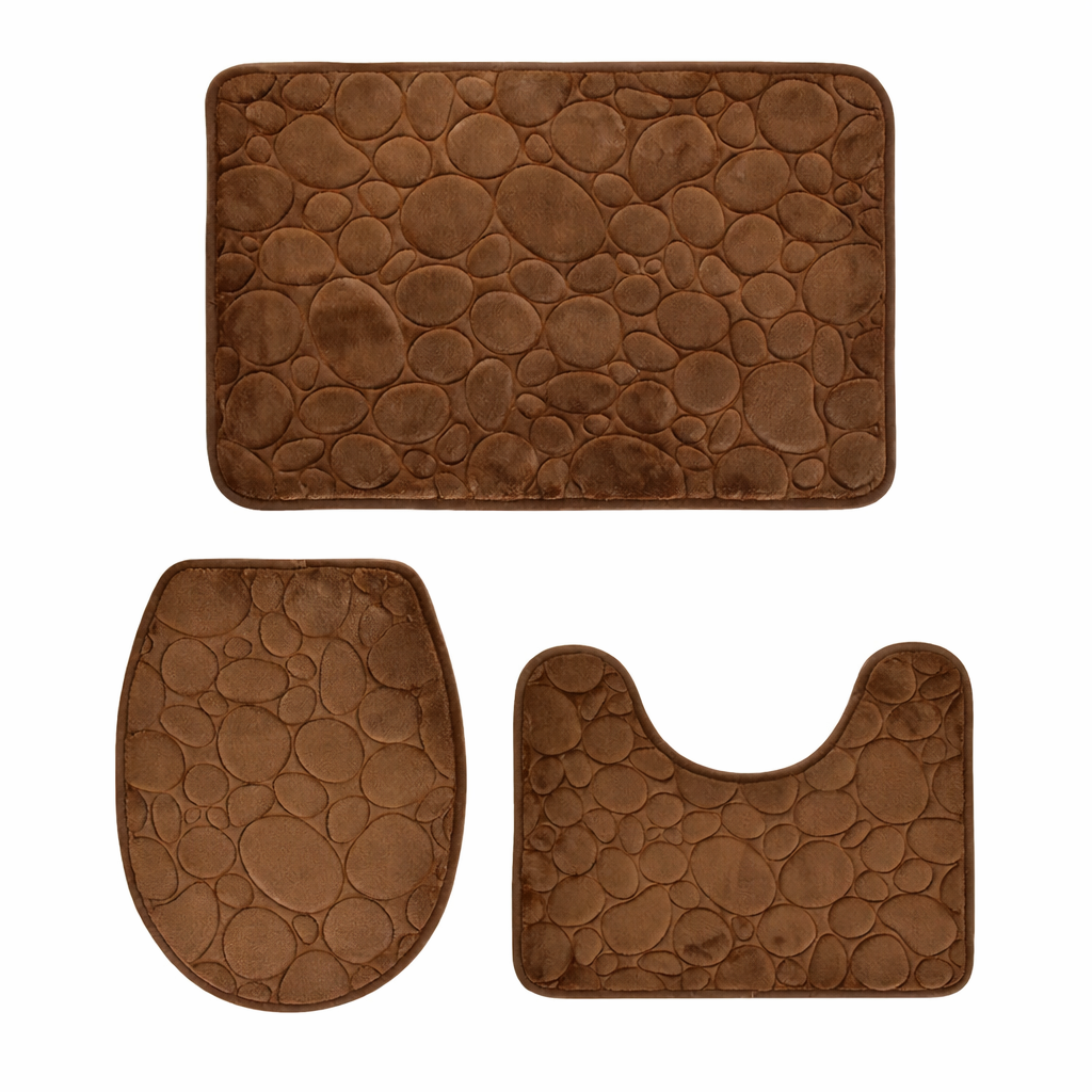 tapete decorativo banheiro marrom
