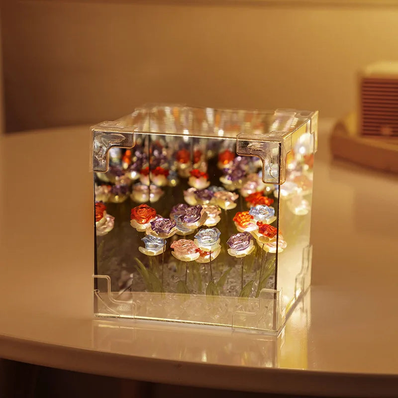 Luminária Decorativa Caixa de Flores com LED | Husdecor