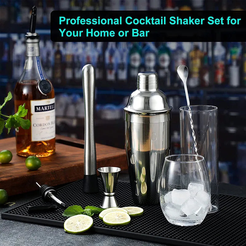 Kit Coqueteleira Bartender em Aço Inoxidável | Husdecor