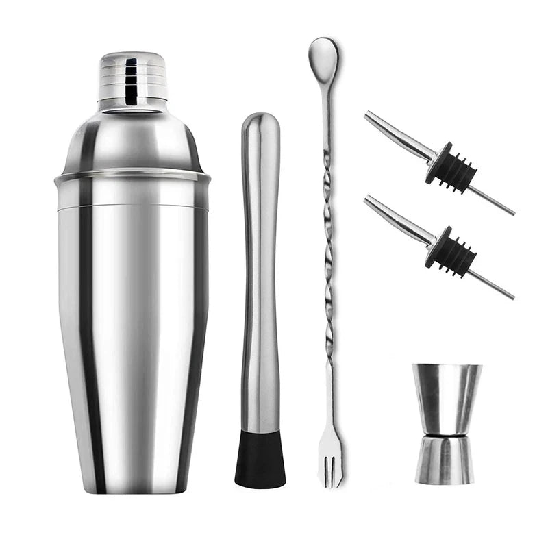 Kit Coqueteleira Bartender em Aço Inoxidável | Husdecor