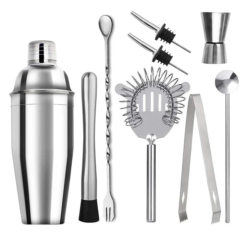 Kit Coqueteleira Bartender em Aço Inoxidável | Husdecor