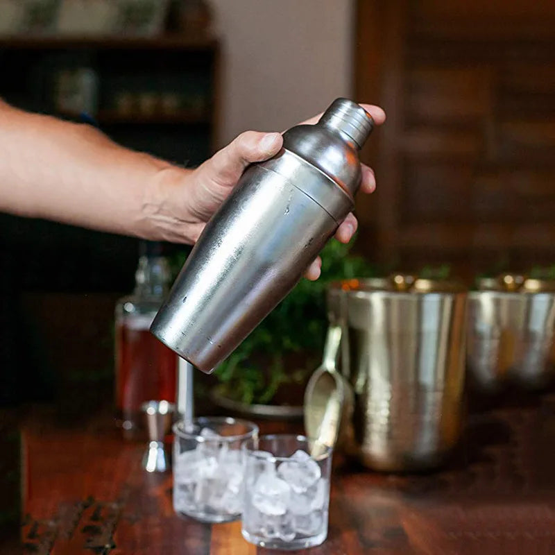 Kit Coqueteleira Bartender em Aço Inoxidável | Husdecor