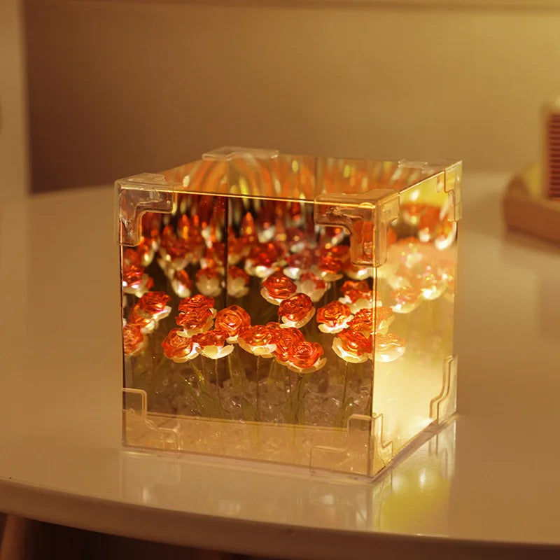 Luminária Decorativa Caixa de Flores com LED | Husdecor