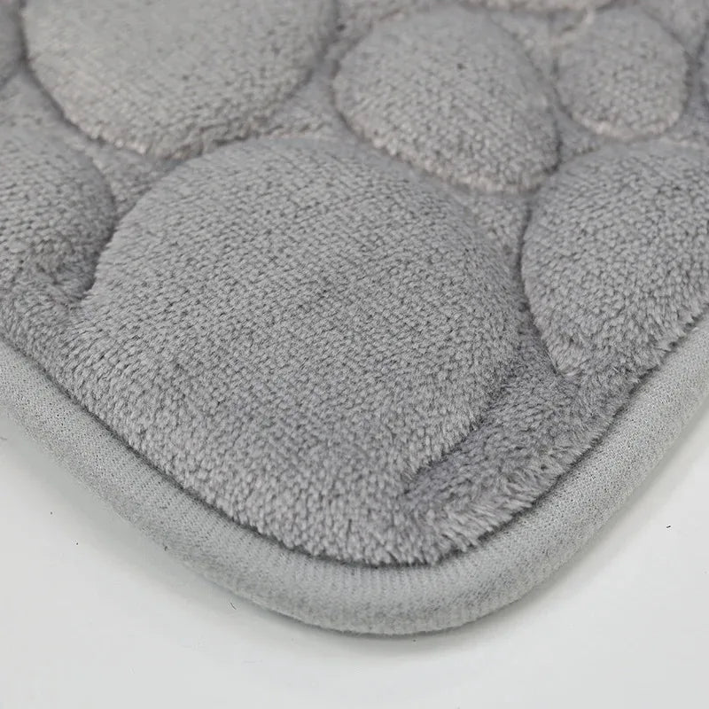 tapete decorativo banheiro macio absorvente
