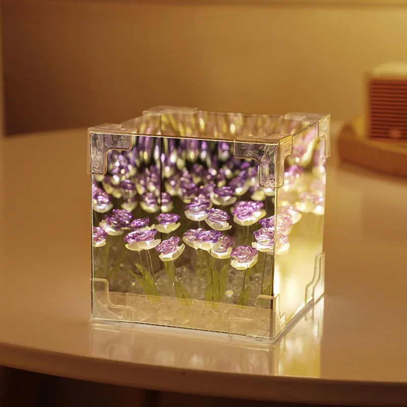 Luminária Decorativa Caixa de Flores com LED | Husdecor